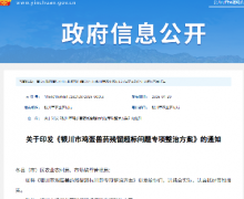 银川市鸡蛋兽药残留超标专项整治方案